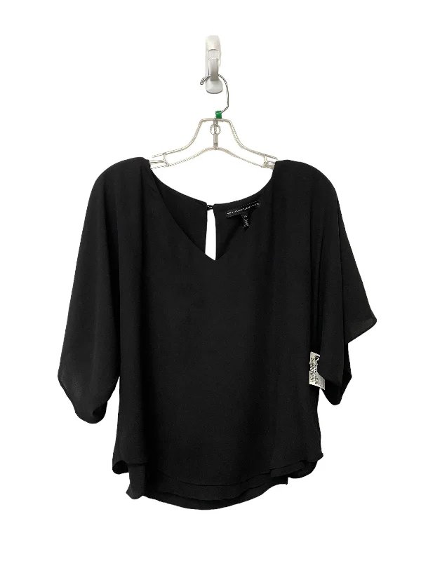 women's tops for summer festivalsTop Short Sleeve By White House Black Market In Black, Size: Xs