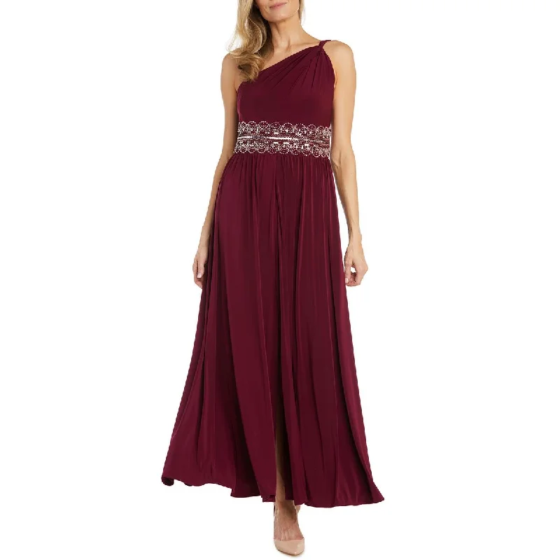 women's sustainable dressesR&M Richards Womens Beaded Full Length Evening Dress