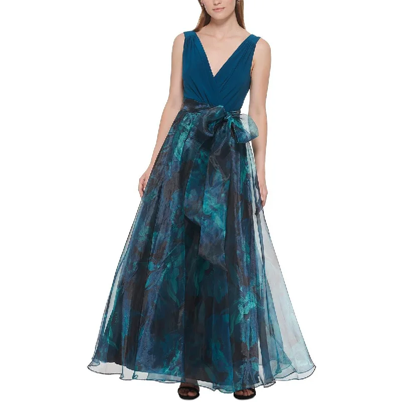 Casual DressEliza J Womens Organza Sleeveless Evening Dress