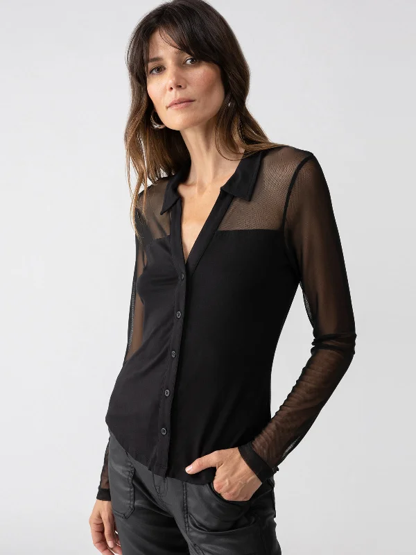 women's tops for those who want to add a bit of flair and personality to their looksTake Me Away Top Black