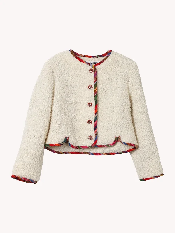 women's bomber jackets and coatsROWAN SURI WOOL JACKET