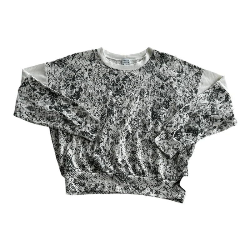 women's tops for those who appreciate subtle and muted tonesTop Long Sleeve By Peyton Jensen In Animal Print, Size: Xs