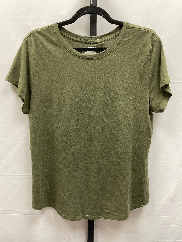 tank tops for womenTop Short Sleeve Basic By Sonoma In Green, Size: Xl