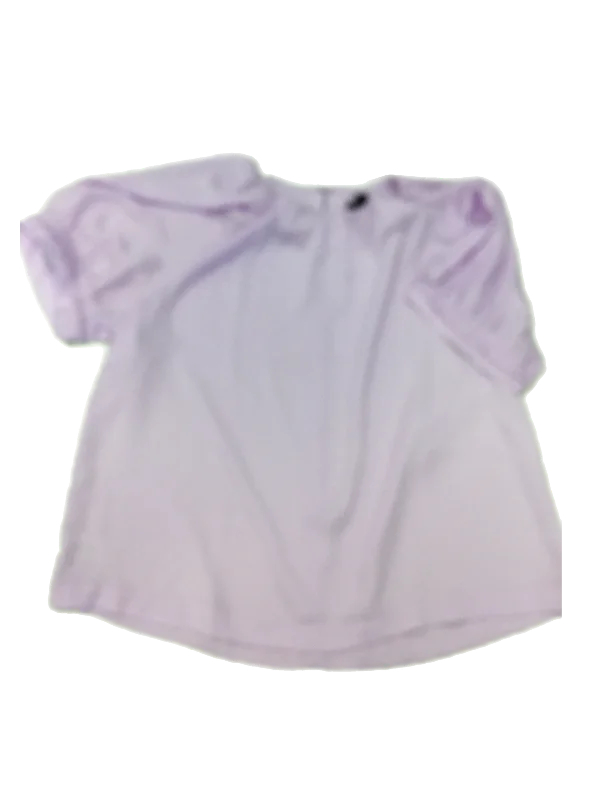 women's tops for those who want to invest in timeless piecesTop Short Sleeve By Ann Taylor In Purple, Size: M