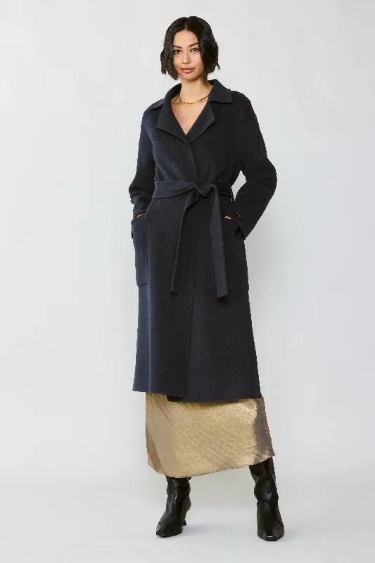 women's coats for those who appreciate timeless fashionOversized Belted Wool Coat