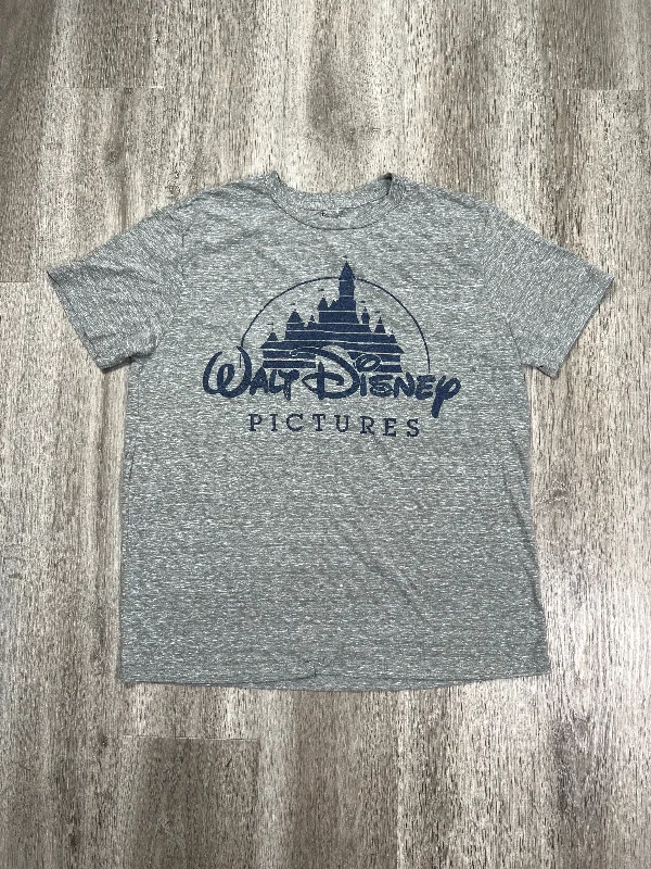 women's tops for beach outingsTop Short Sleeve By Disney Store In Grey, Size: L