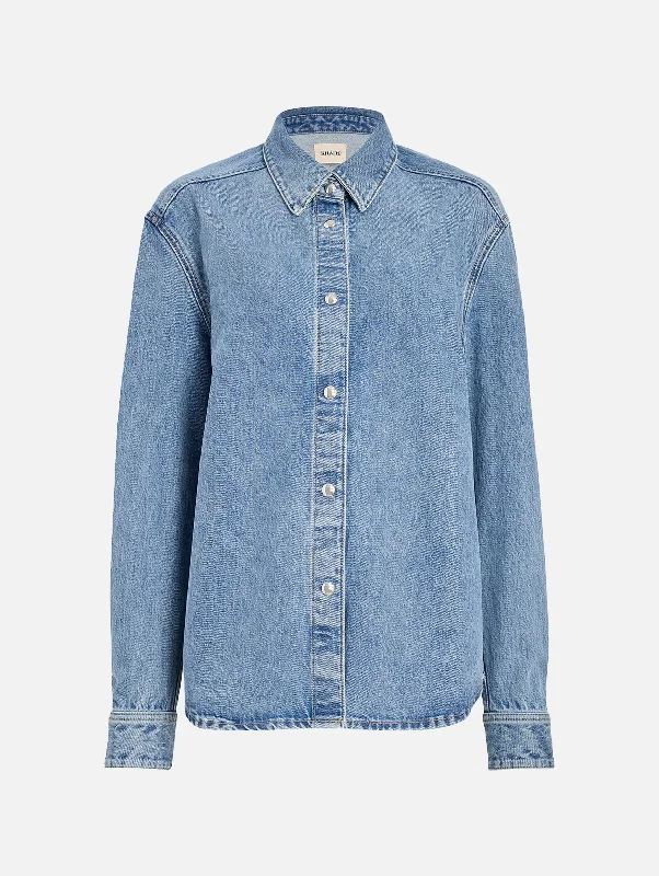 women's coats with asymmetrical hemsArgo Denim Shirt in Bryce