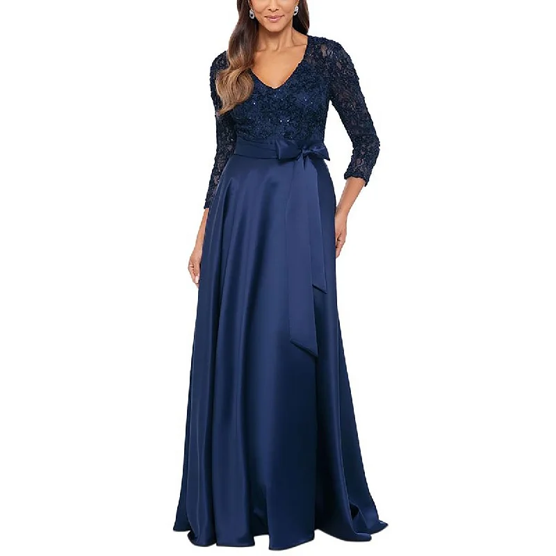 women's halter dressesXscape Womens Lace Long Evening Dress