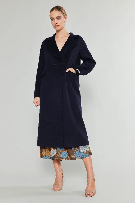 women's coats with button-down frontsDouble Breasted Wool Coat