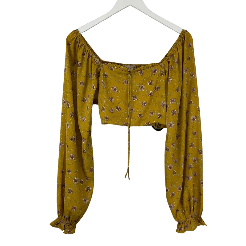 women's tops for those who value both quality and affordabilityTop Long Sleeve By Altard State In Yellow, Size: M