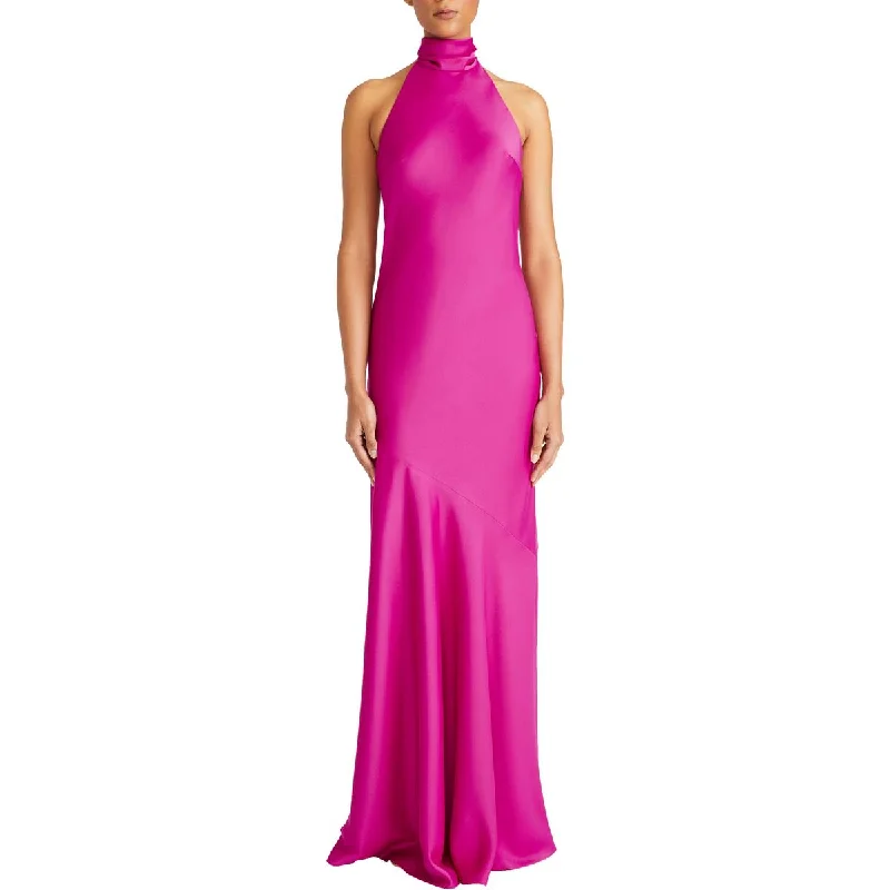 Jersey DressML Monique Lhuillier Womens Shimmer Full Length Evening Dress