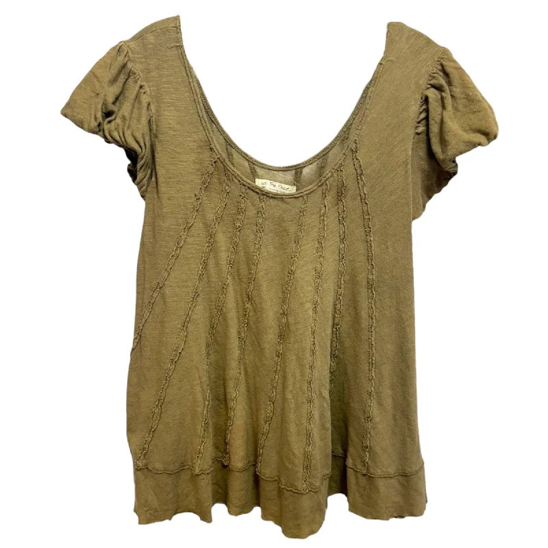 women's tops with bell sleevesStar Tee By We The Free In Green, Size: S