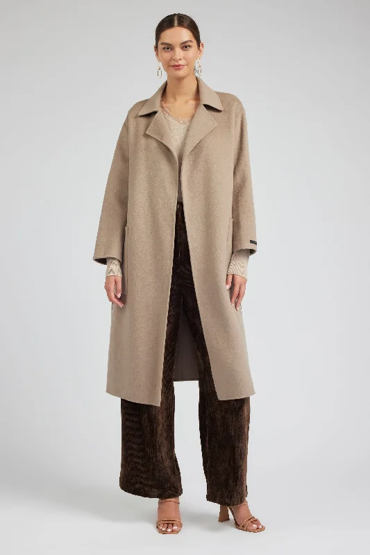 women's coats for those who refuse to compromise on styleOversized Belted Wool Coat