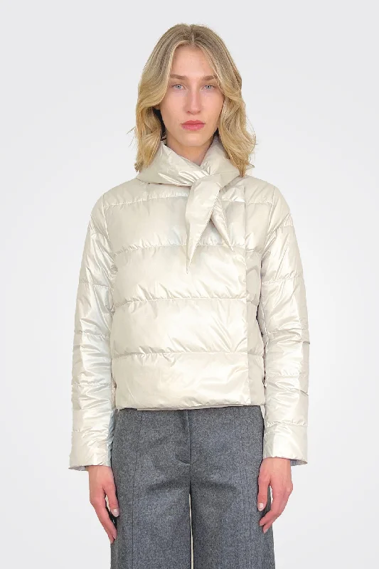 women's coats that offer both functionality and fashion-forward flairPadded Down Jacket - Pumice