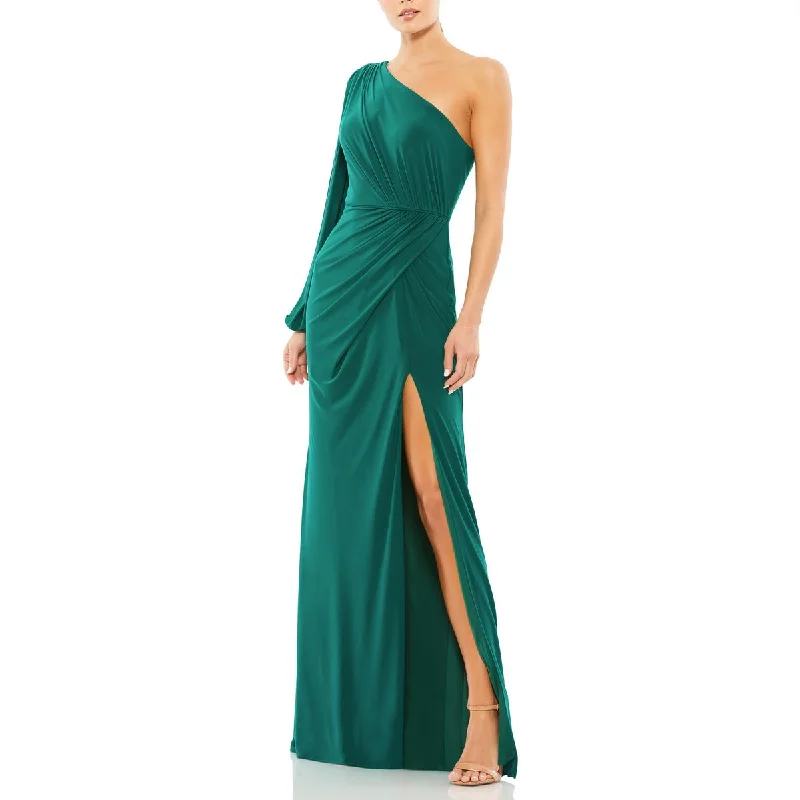 Bridesmaid DressMac Duggal Womens One Shoulder Formal Evening Dress