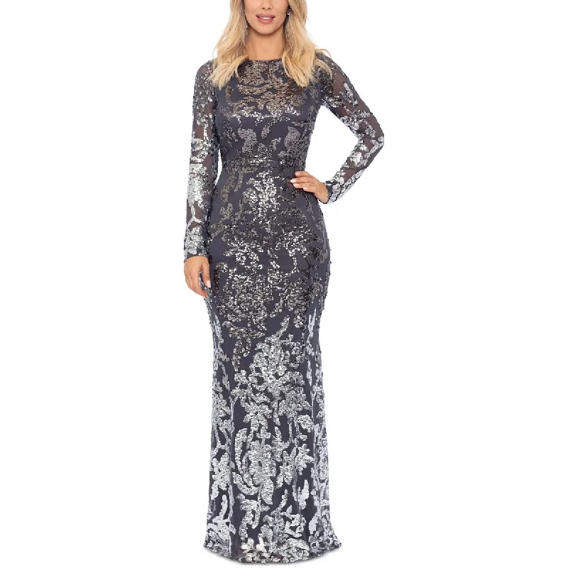 A-Line DressXscape Womens Full Length Sequined Evening Dress