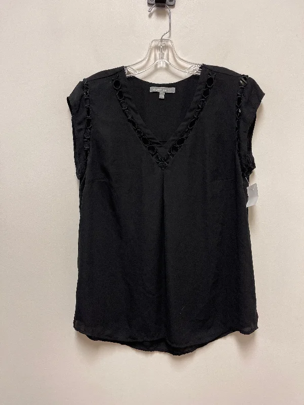 women's tops for evening soireesTop Short Sleeve By Daniel Rainn In Black, Size: L