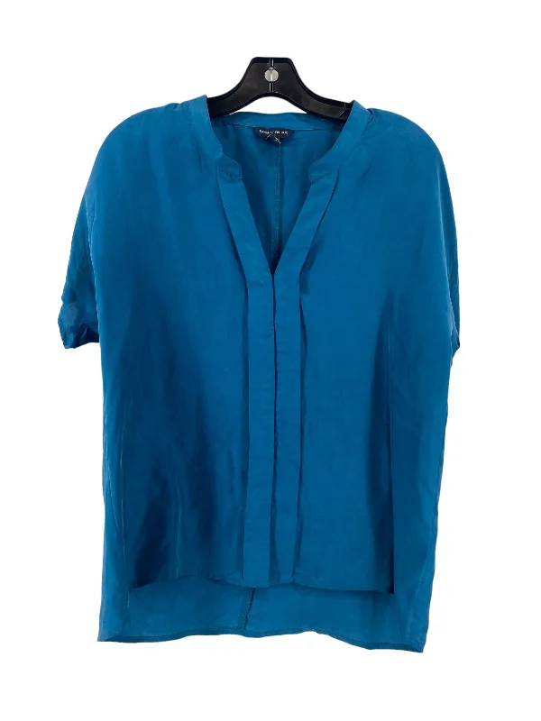 chic women's tops for everyday wearTop Short Sleeve By Banana Republic In Teal, Size: S