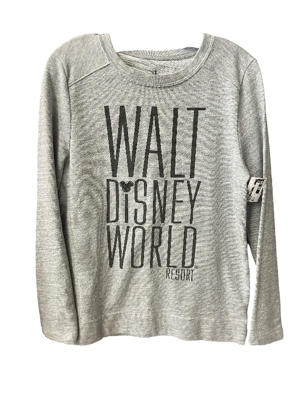 camisoles for womenTop Long Sleeve By Disney Store In Grey, Size: M