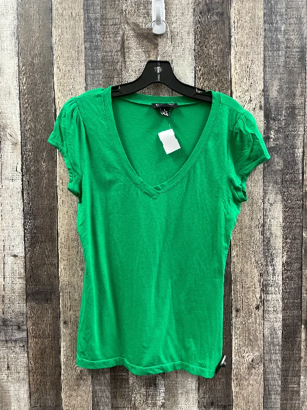 women's tops for layeringTop Short Sleeve By Inc In Green, Size: L