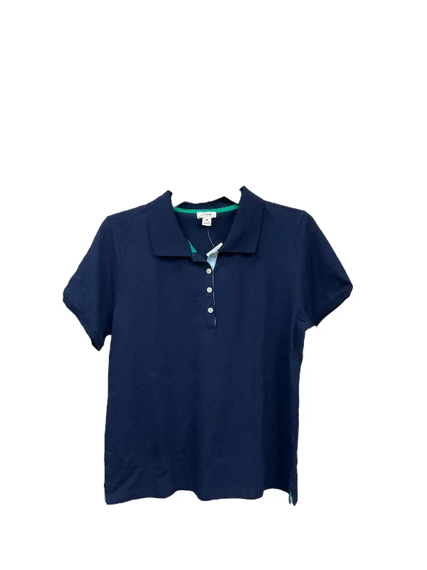 women's tops for those who want to stay updated with the latest fashion trendsTop Short Sleeve By J. Crew In Blue, Size: M