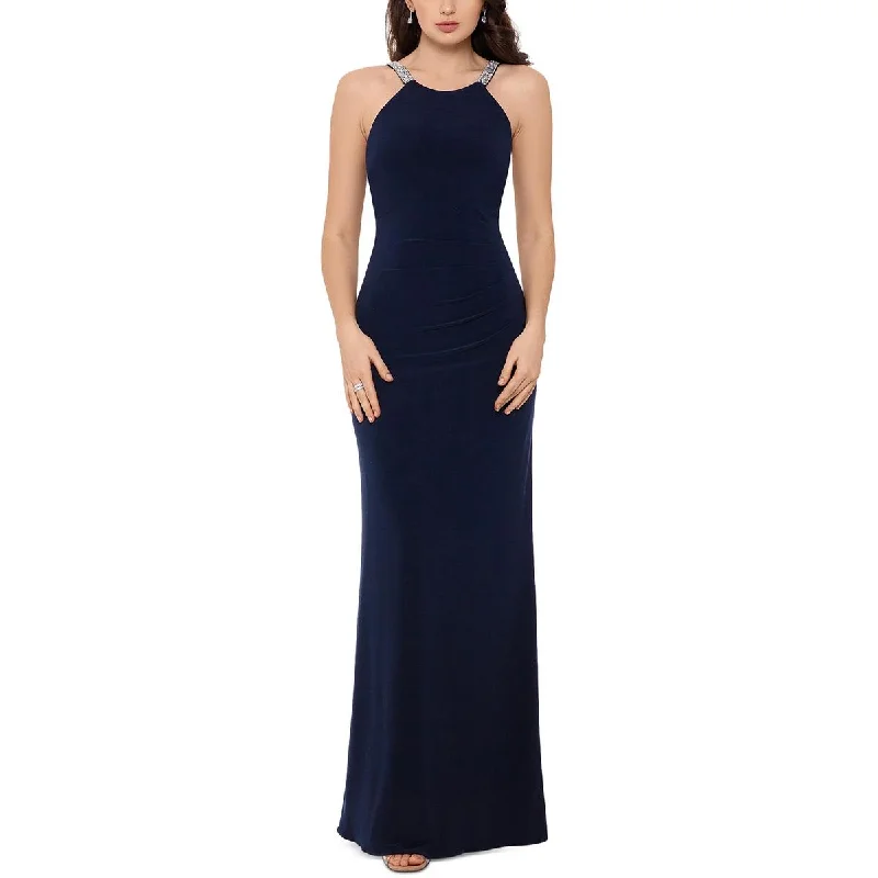 women's travel dressesBetsy & Adam Womens Petites Embellished Formal Evening Dress