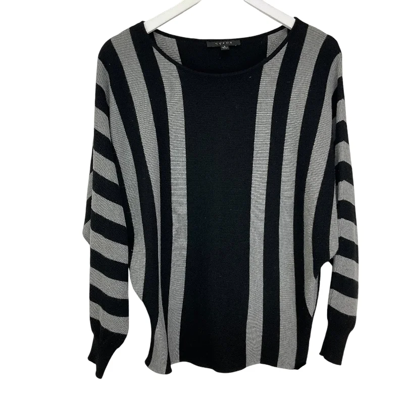 cozy women's tops for fall and winterTop Long Sleeve By Clothes Mentor In Black & Grey, Size: S