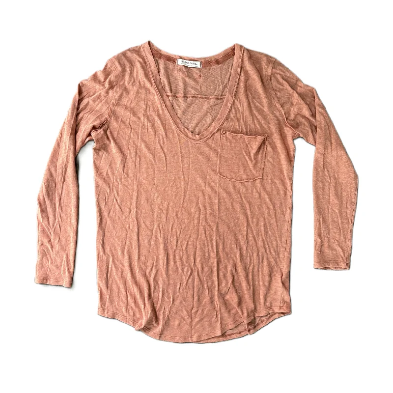 women's tops for those who want to make a fashion statementTop Long Sleeve By We The Free In Orange, Size: L