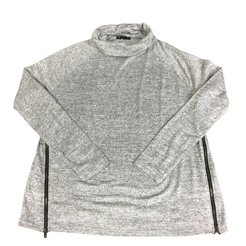 women's tops for those who love bold and vibrant colorsTop Long Sleeve By Rag And Bone In Grey, Size: M