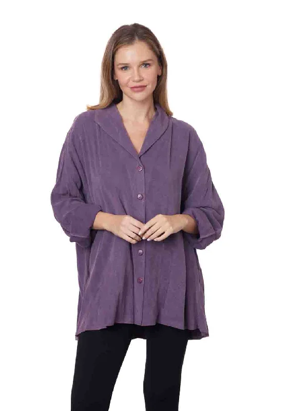 women's coats with Victorian-era influencesTianello TENCEL™  "Jacquelyn" Jacket - Wisteria XL, 0X