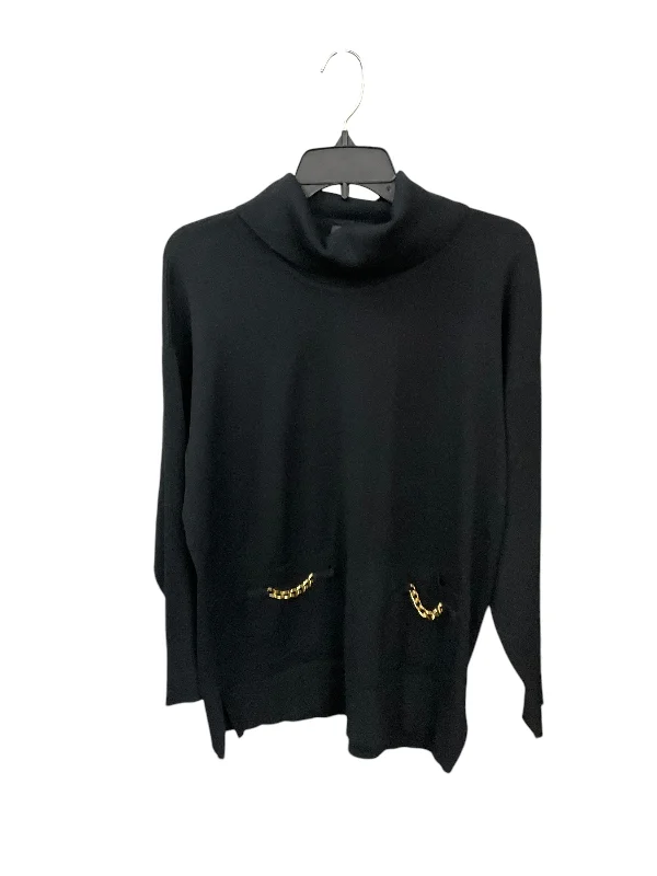 women's tops for those who believe in expressing their individuality through fashionTop Long Sleeve By Jm Collections In Black, Size: S