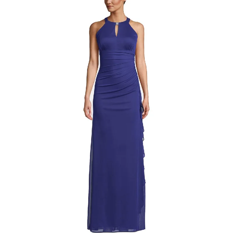 Casual Chic DressBetsy & Adam Womens Embellished Keyhole Evening Dress