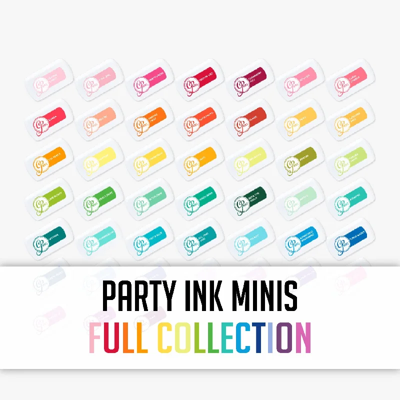 Organza DressParty Collection: Mini Ink Pad Bundle 48 Colors