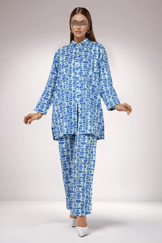 Printed Cambric Stitched 2 Piece (Shirt/Trouser)