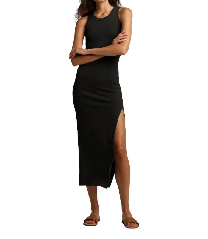 A-Line DressDylan Knit Maxi Dress In Black