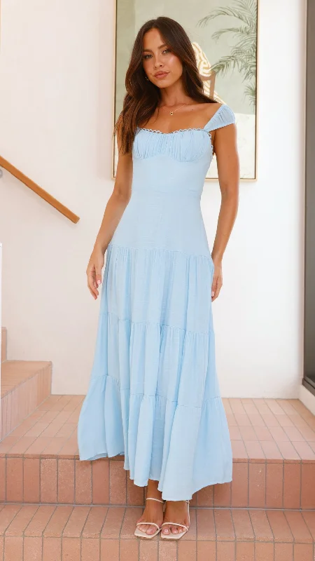 Leather DressPasca Maxi Dress - Blue