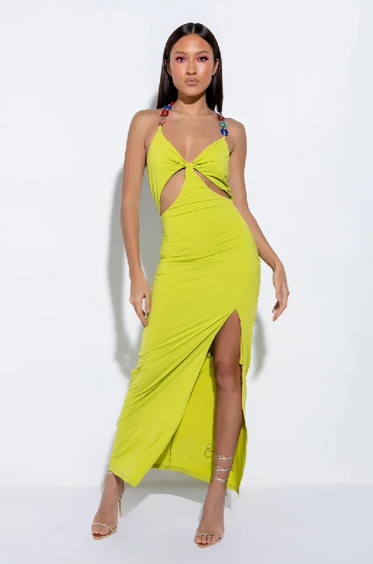 women's travel dressesSO HOT HIGH SLIT MAXI DRESS