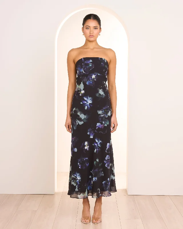 Off-The-Shoulder DressAman Strapless Maxi Dress