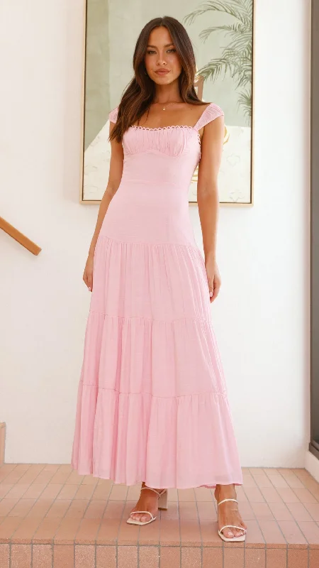 women's petite dressesPasca Maxi Dress - Pink