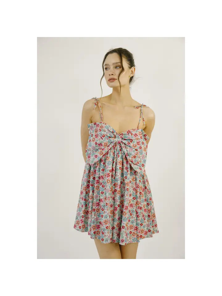 Casual Chic DressBOW BLOSSOM MINI DRESS