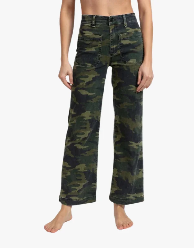 women's formal pantsASKK NY Sailor Twill Pants in Camo