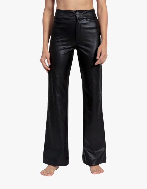 women's tall pantsASKK NY Brighton Pants in Black Vegan