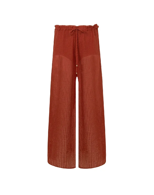 women's low-rise pantsBianca Pants - Redwood