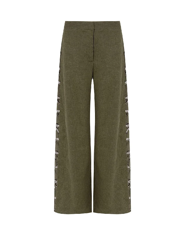 women's leather pantsBree Pants - Evergreen