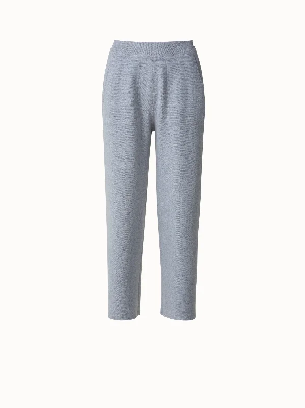 women's short pantsCashmere Piqué Knit Pants