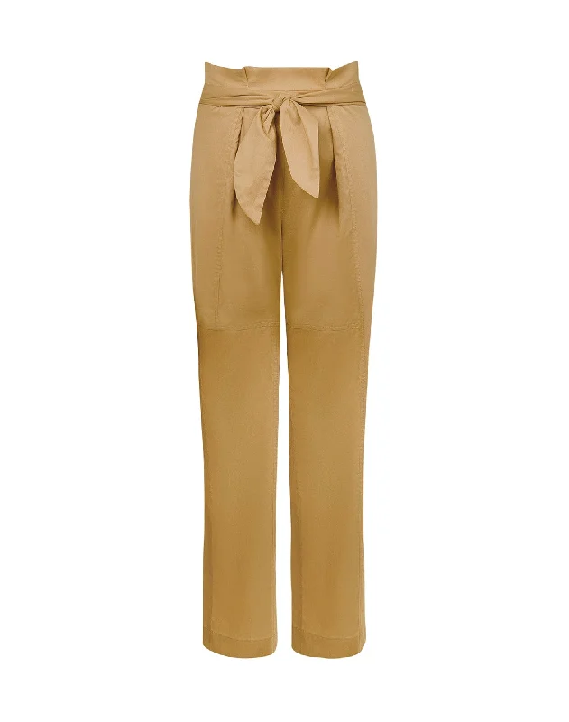 women's wide-leg pantsDomenique Pants (exchange only) - Walnut