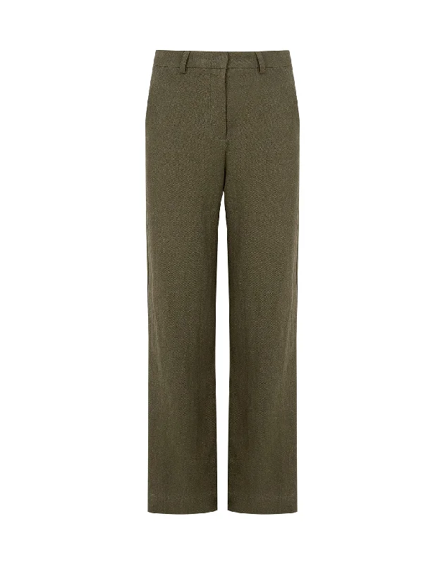 women's vintage pantsGiulia Tailored Pants - Evergreen