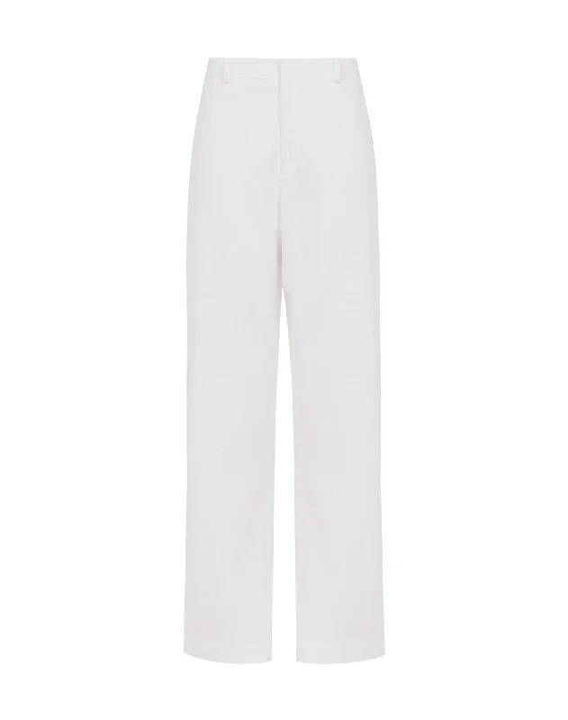 women's drawstring pantsGiulia Tailored Pants - Off White