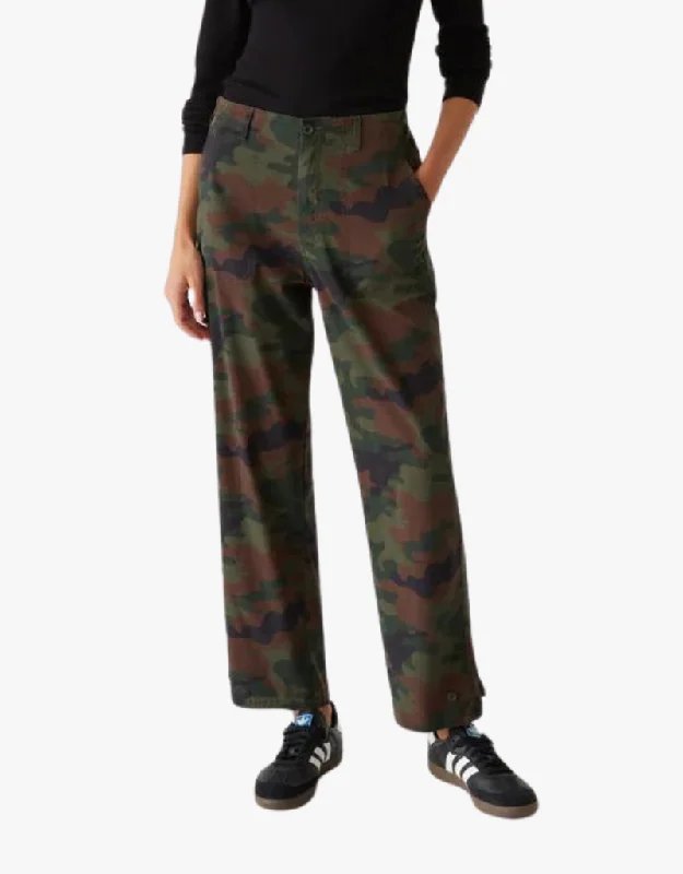 women's warm pantsMichael Stars Maxine Convertible Pants in Olive Combo