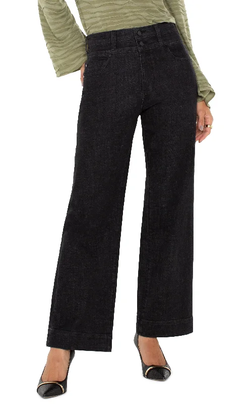 women's breathable pantsPETITE STRIDE HI-RISE WIDE LEG